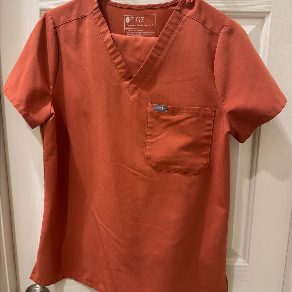 Figs Terracotta Scrub Set- Small